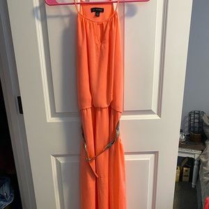 Salmon Maxi Dress